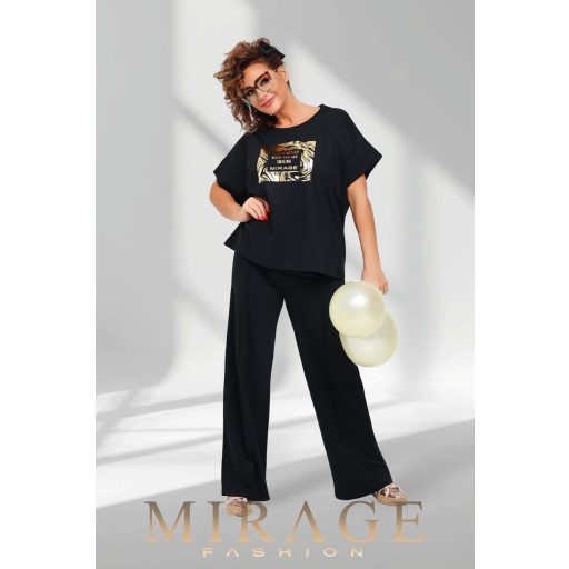 Mirage Polixénia élvarott szabadidő szett, fekete