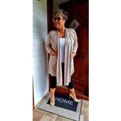 Fashion by Nono Hédi kardigán, mogyoró