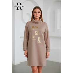 Rensix Ciri kötött bordás pulóver, bézs