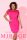 Mirage Kokett csipkebetétes ruha, pink