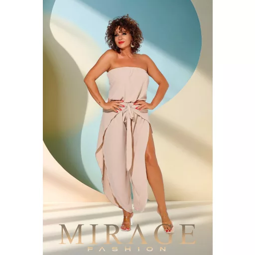 Mirage Bonbon megkötős overál, bézs