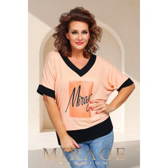 Mirage Jenny alul passzés felső, barack