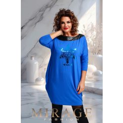 Mirage Snow bőrbetétes tunika, királykék