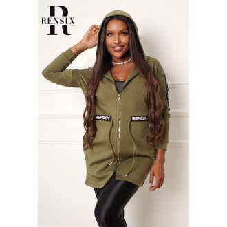 Rensix Keylor zippes kardigán, keki