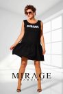 Mirage Rege fodros pamut trikóruha, fekete