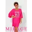 Mirage Jude denvér ujjú tunika, pink