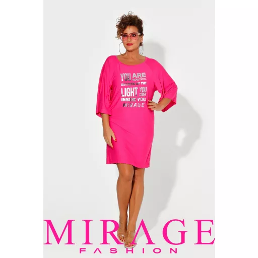 Mirage Jude denvér ujjú tunika, pink