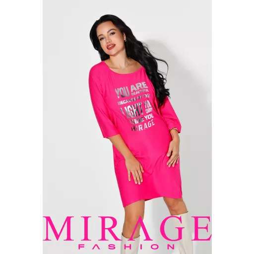 Mirage Jude denvér ujjú tunika, pink