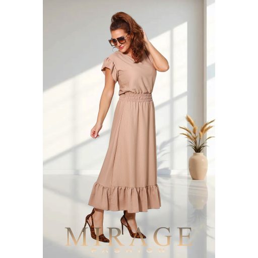 Mirage Letícia gumis derekú maxiruha, bézs