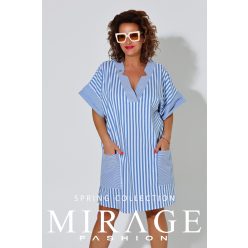 Mirage Coco puplin ingruha, kék csíkos