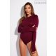 Anna Russo Kims body, burgundi
