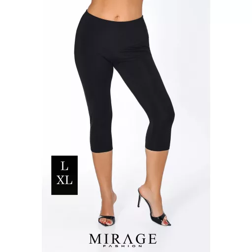 Mirage magas derekú 3/4-es leggings, fekete