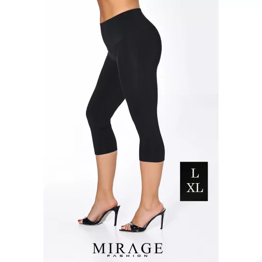 Mirage magas derekú 3/4-es leggings, fekete
