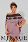 Mirage Baldzsa neccbetétes tunika, fangó