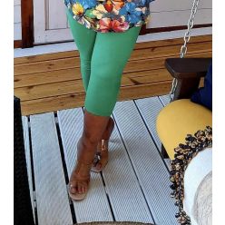 Fashion by Nono 3/4-es leggings, zöld