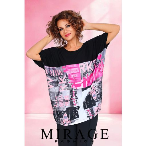 Mirage Lord szabott bő tunika, mintás
