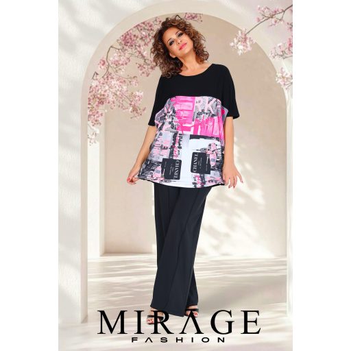 Mirage Lord szabott bő tunika, mintás