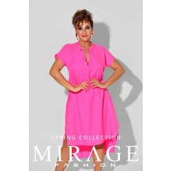 Mirage Wedding lenvászon ruha, uv pink