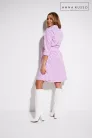 Anna Russo Audrey ruha, pink csíkos
