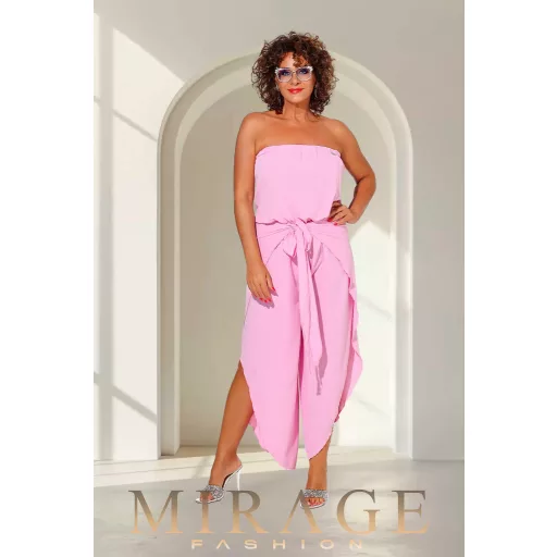 Mirage Bonbon megkötős overál, rózsaszín