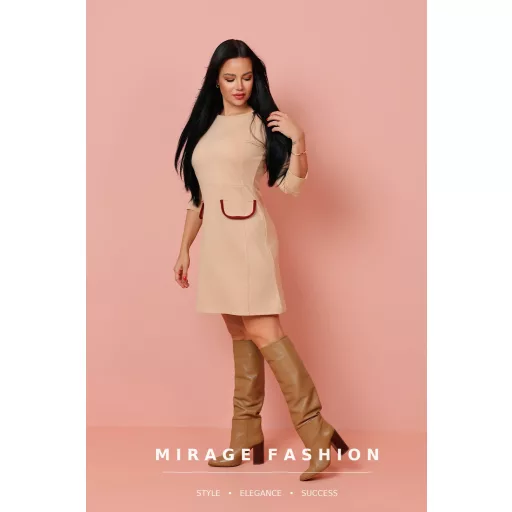 Mirage Valentina Puntó ruha, bézs
