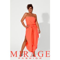 Mirage Pompei silky szatén megkötős overál, UV korall