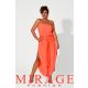 Mirage Pompei silky szatén megkötős overál, UV korall