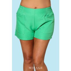 Mirage Karlita lenvászon short, zöld