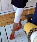 Fashion by Nono 3/4-es leggings, fehér