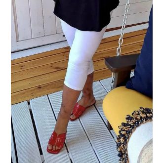 Fashion by Nono 3/4-es leggings, fehér