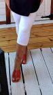 Fashion by Nono 3/4-es leggings, fehér