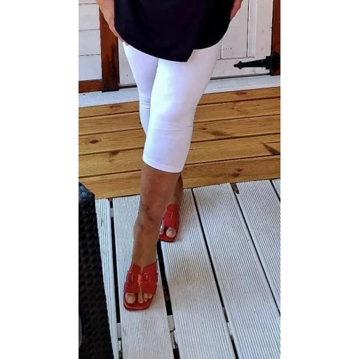 Fashion by Nono 3/4-es leggings, fehér