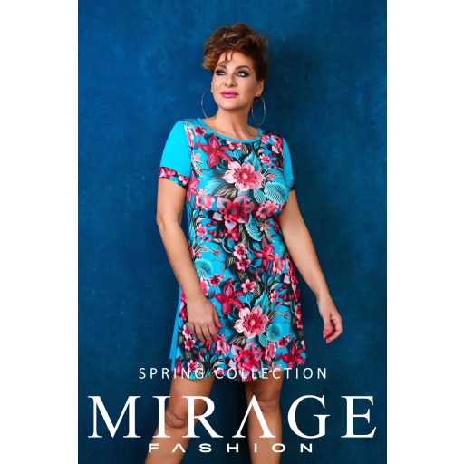 Mirage Kiara A vonalú ruha, mintás