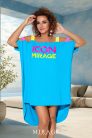 Mirage Icon vállán neon pántos tunika, türkiz