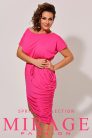 Mirage Tetra asszimetrikus ruha, pink