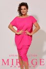 Mirage Tetra asszimetrikus ruha, pink