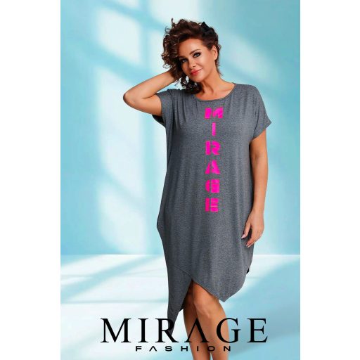 Mirage Delhi alul szabott tunika, szürke