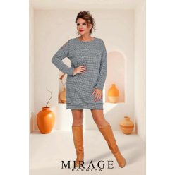 Mirage Galina nyitott vállú ruha, tyúklábmintás Mirage Galina nyitott vállú ruha, tyúklábmintás