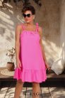 Mirage Cherry fodros ruha, pink