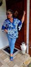 Fashion by Nono Gigi fodros felső, mintás