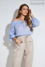 Anna Russo Flowy blúz, virágos
