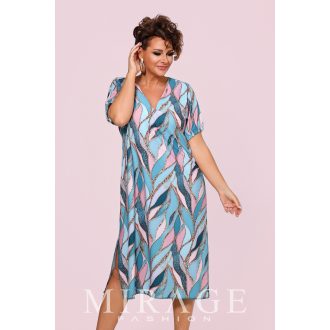 Mirage Gilvánius zsorzsett maxiruha, mintás