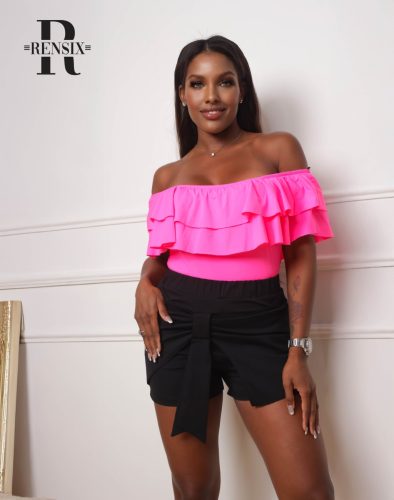 Rensix Summer fodros felső, UV pink