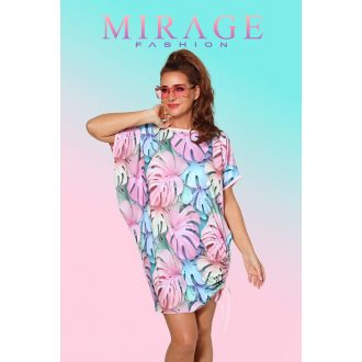 Mirage Crayola oldalán kötős tunika, mintás