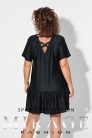 Mirage Primadonna öves silky ruha, fekete