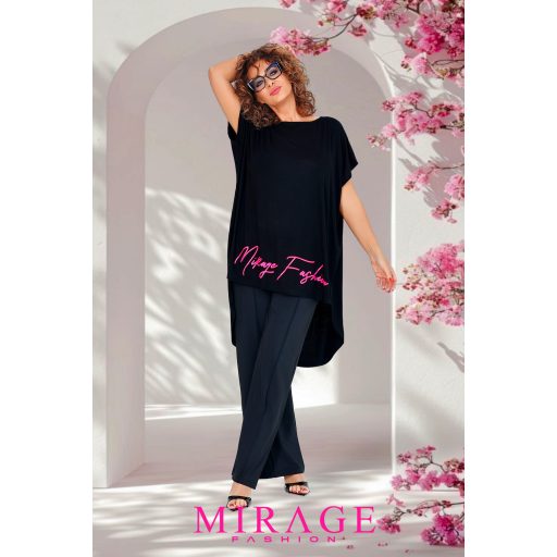 Mirage Csalka lezser tunika, fekete