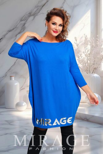 Mirage Bettani ezüst nyomott ruha, királykék