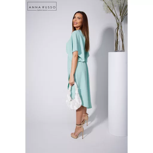 Anna Russo Dorothy átlapolt ruha, menta