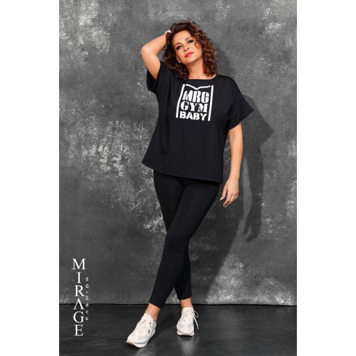 Mirage Esmeralda super strech tunika, fekete