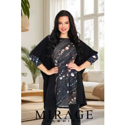 Mirage Jérce közepén betétes tunika, gyöngyös